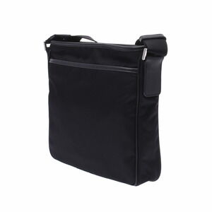 Prada Nylon Saffiano Black Shoulder Bag